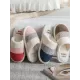Indoor Non-Slip Keep Warm Striped Slippers Indoor Non-Slip Keep Warm Striped Slippers