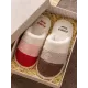 Indoor Non-Slip Keep Warm Striped Slippers Indoor Non-Slip Keep Warm Striped Slippers
