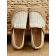 Straw Knitting Striped Flat Shoes Casual Shoes Straw Knitting Striped Flat Shoes Casual Shoes