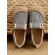 Straw Knitting Striped Flat Shoes Casual Shoes Straw Knitting Striped Flat Shoes Casual Shoes