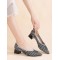 Houndstooth Pointed-Toe Shoes Pumps