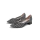 Houndstooth Pointed-Toe Shoes Pumps Houndstooth Pointed-Toe Shoes Pumps