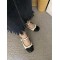 Round Cut Round-Toe Split-Joint Mary Janes