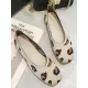 Breathable Contrast Color Leopard Flat Shoes Breathable Contrast Color Leopard Flat Shoes