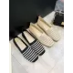 Breathable Contrast Color Striped Flat Shoes Breathable Contrast Color Striped Flat Shoes