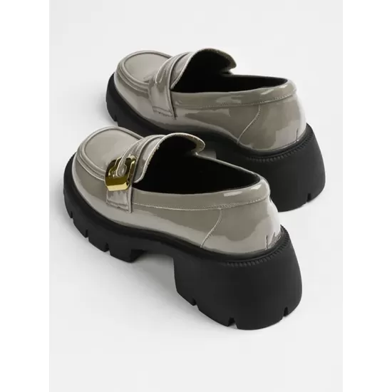 Round-Toe Split-Joint Loafers Round-Toe Split-Joint Loafers