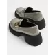 Round-Toe Split-Joint Loafers Round-Toe Split-Joint Loafers