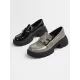 Round-Toe Split-Joint Loafers Round-Toe Split-Joint Loafers