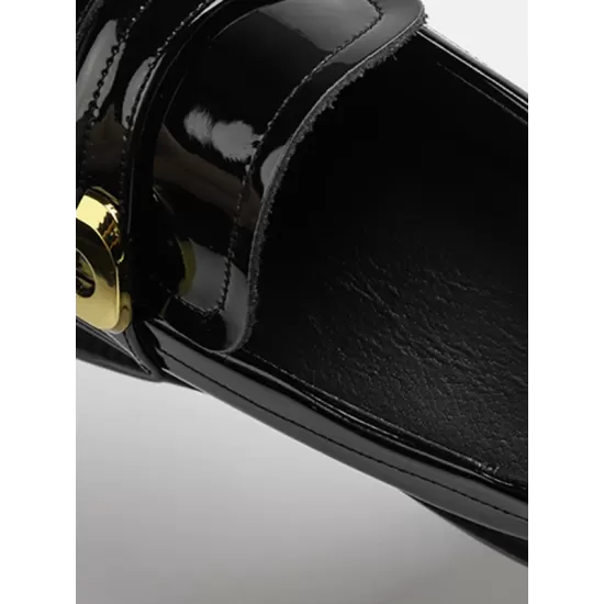 Round-Toe Split-Joint Loafers Round-Toe Split-Joint Loafers