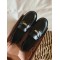 Round-Toe Split-Joint Loafers