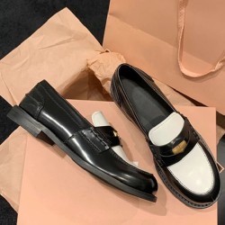 Round-Toe Split-Joint Loafers
