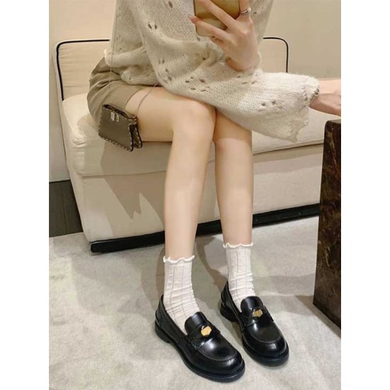 Round-Toe Split-Joint Loafers Round-Toe Split-Joint Loafers