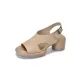 Hollow Open Toe Solid Color Block Heel Sandals Hollow Open Toe Solid Color Block Heel Sandals