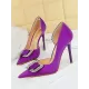 Pointed-Toe Shallow Cut Scarpin Salto Pumps Pointed-Toe Shallow Cut Scarpin Salto Pumps