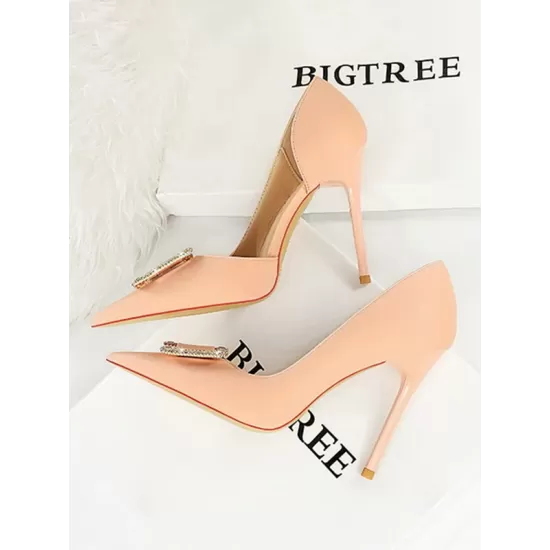 Pointed-Toe Shallow Cut Scarpin Salto Pumps Pointed-Toe Shallow Cut Scarpin Salto Pumps