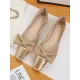 Bowknot Contrast Color Shallow Cut Split-Joint Square-Toe Flats Bowknot Contrast Color Shallow Cut Split-Joint Square-Toe Flats