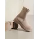 Round-Toe Split-Joint Boots Round-Toe Split-Joint Boots