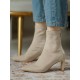 Pointed-Toe Split-Joint Zipper Sock Boots Boots Pointed-Toe Split-Joint Zipper Sock Boots Boots