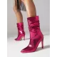 Pleated Snakeskin Printed Solid Color Split-Joint Pumps Boots Pleated Snakeskin Printed Solid Color Split-Joint Pumps Boots