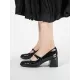 Round-Toe Shallow Cut Split-Joint Pumps Mary Janes Round-Toe Shallow Cut Split-Joint Pumps Mary Janes