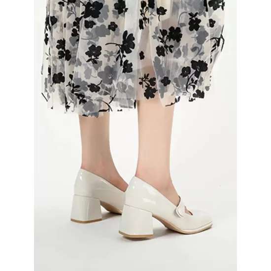 Round-Toe Shallow Cut Split-Joint Pumps Mary Janes Round-Toe Shallow Cut Split-Joint Pumps Mary Janes