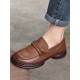 Round-Toe Solid Color Square-Toe Shoes Round-Toe Solid Color Square-Toe Shoes