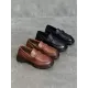 Round-Toe Solid Color Square-Toe Shoes Round-Toe Solid Color Square-Toe Shoes