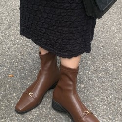 Split-Joint Square-Toe Boots