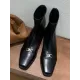 Split-Joint Square-Toe Boots Split-Joint Square-Toe Boots