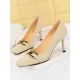 Shallow Cut Split-Joint Square-Toe Pumps Shallow Cut Split-Joint Square-Toe Pumps