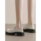 Lace-Up Round-Toe Split-Joint Loafers Lace-Up Round-Toe Split-Joint Loafers