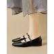 Pointed-Toe Shallow Cut Split-Joint Flat Shoes Pointed-Toe Shallow Cut Split-Joint Flat Shoes