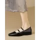 Pointed-Toe Shallow Cut Split-Joint Flat Shoes Pointed-Toe Shallow Cut Split-Joint Flat Shoes