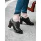 Lace-Up Pointed-Toe Split-Joint Pumps Lace-Up Pointed-Toe Split-Joint Pumps