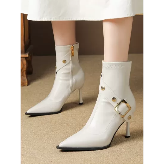 Pointed-Toe Split-Joint Pumps Boots Pointed-Toe Split-Joint Pumps Boots