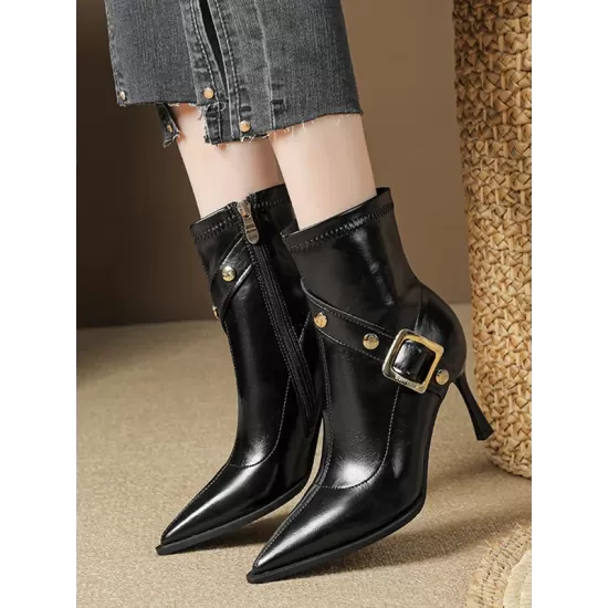 Pointed-Toe Split-Joint Pumps Boots Pointed-Toe Split-Joint Pumps Boots