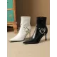 Pointed-Toe Split-Joint Pumps Boots Pointed-Toe Split-Joint Pumps Boots