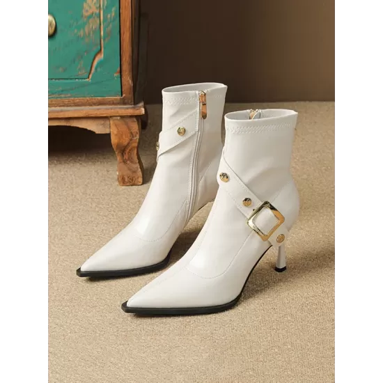Pointed-Toe Split-Joint Pumps Boots Pointed-Toe Split-Joint Pumps Boots
