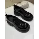 Lace-Up Round-Toe Split-Joint Platform Shoes Loafers Lace-Up Round-Toe Split-Joint Platform Shoes Loafers