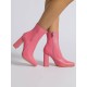 Pointed-Toe Split-Joint Zipper Pumps Boots Pointed-Toe Split-Joint Zipper Pumps Boots