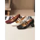Lace-Up Shallow Cut Square-Toe Pumps Lace-Up Shallow Cut Square-Toe Pumps