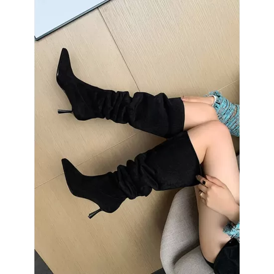 Pointed-Toe Split-Joint Pumps Boots Pointed-Toe Split-Joint Pumps Boots