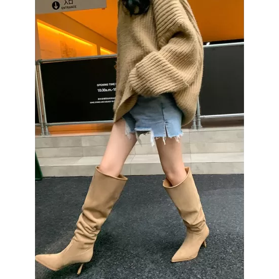 Pointed-Toe Split-Joint Pumps Boots Pointed-Toe Split-Joint Pumps Boots