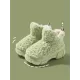 Round-Toe Split-Joint Velvet Platform Shoes Boots Round-Toe Split-Joint Velvet Platform Shoes Boots