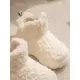 Round-Toe Split-Joint Velvet Platform Shoes Boots Round-Toe Split-Joint Velvet Platform Shoes Boots