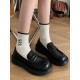 Round-Toe Split-Joint Platform Shoes Mary Janes Round-Toe Split-Joint Platform Shoes Mary Janes