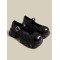 Rhombic Round-Toe Shallow Cut Split-Joint Platform Shoes