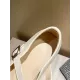 Belt Buckle Round-Toe Shallow Cut Split-Joint Mary Janes Belt Buckle Round-Toe Shallow Cut Split-Joint Mary Janes