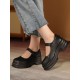 Belt Buckle Platform Shoes Mary Janes Belt Buckle Platform Shoes Mary Janes