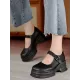 Belt Buckle Platform Shoes Mary Janes Belt Buckle Platform Shoes Mary Janes